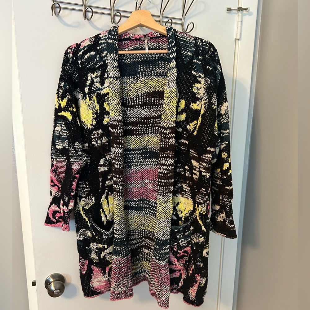 Free People Oversize Open Cardigan